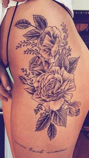 thigh tattoo women thigh tattoo women