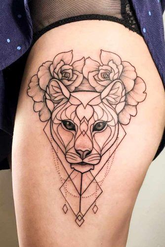 thigh tattoo women thigh tattoo women