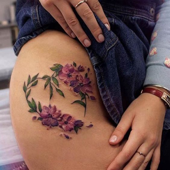 thigh tattoo thigh tattoo