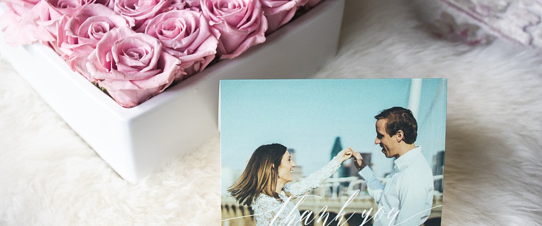 choosing thank you cards with minted